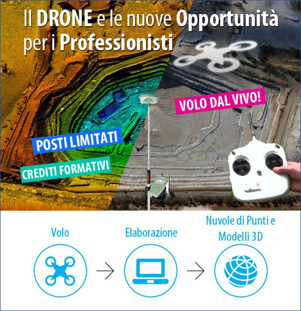 Seminario Gratuito: il DRONE e le nuove Opportunità per i Professionisti